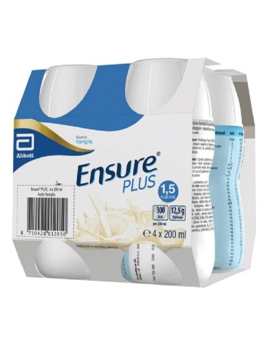 Ensure Plus Ipercalorico Vaniglia 4x200ml - Alimento Medico